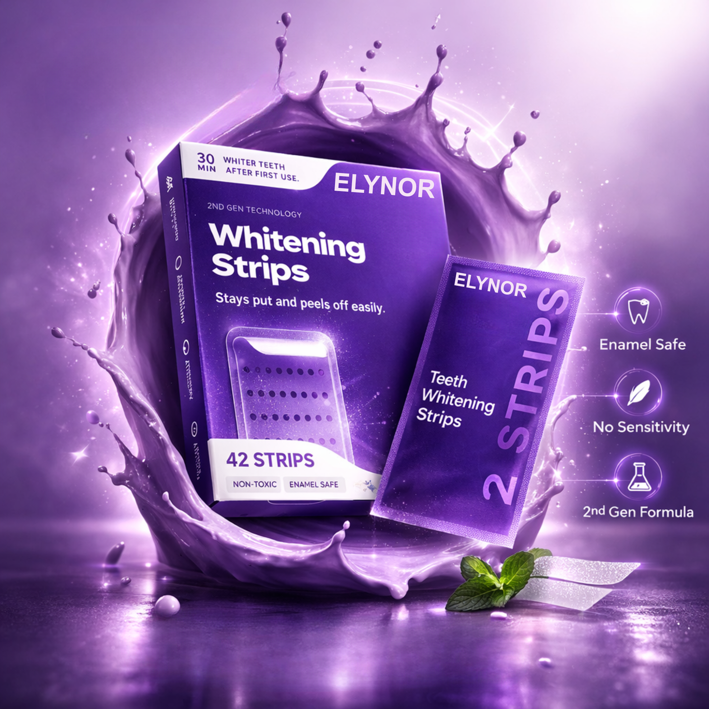 Purple Whitening Strips