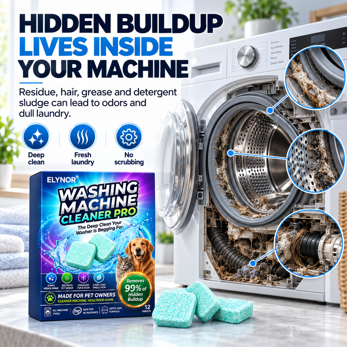 Deep Drum Clean Tablets – Elynor
