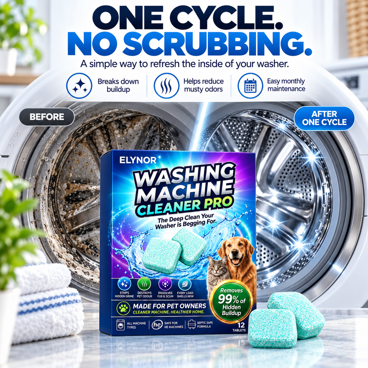 Deep Drum Clean Tablets – Elynor
