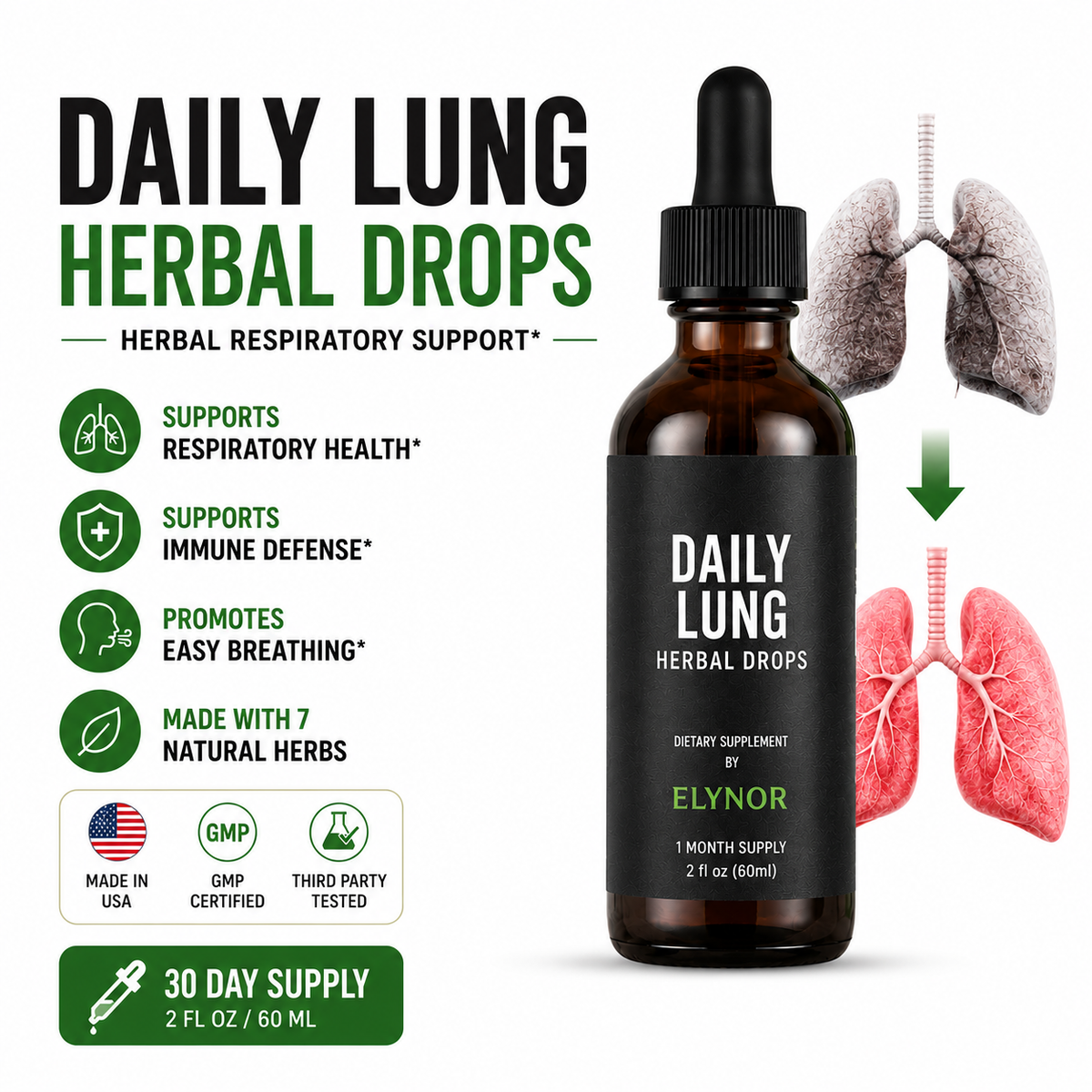 Daily Lung Herbal Drops